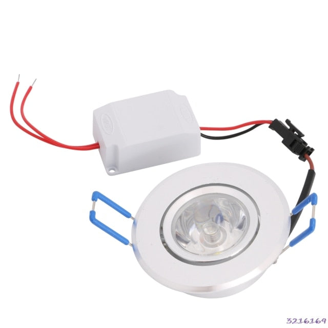 LED Lights 85-265V Cabinet Mini Downlight 1W Spot Ceiling Lamp