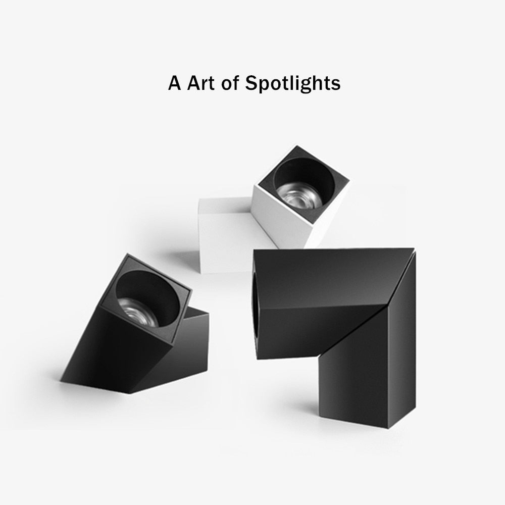 Surface Mounted Led Ceiling Lamp Foldable Modern Led Downlight 10W 12W 15W Dimmable AC110V 220V For Living Room Stores Kitchen