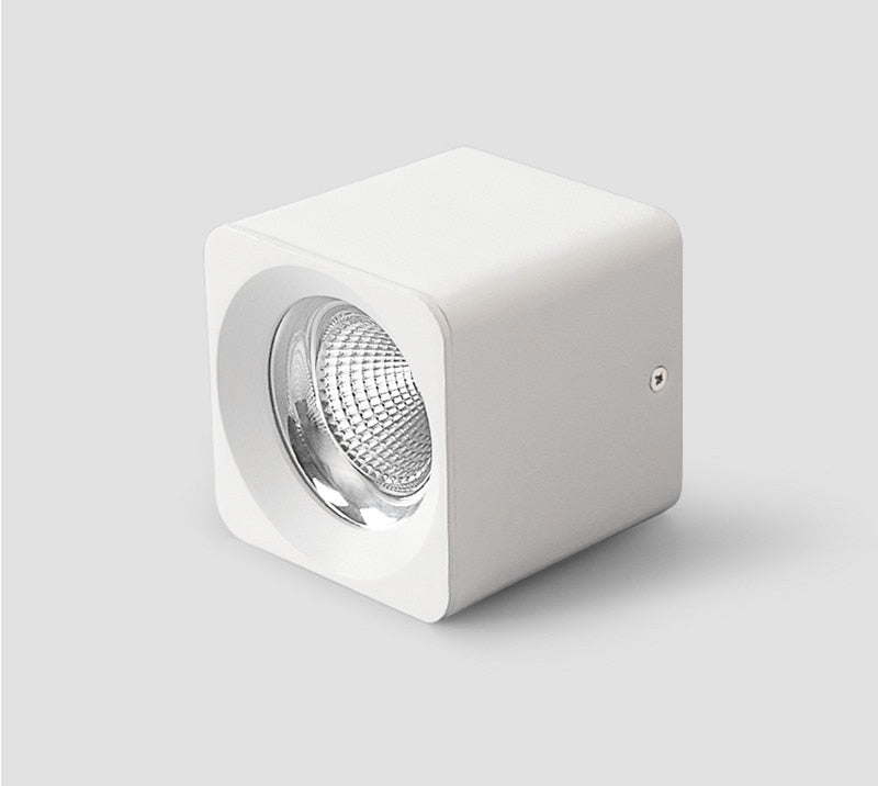 Square Dimmable COB LED Downlights 9W 15W 20W LED Ceiling Spot Lights 110-240V LED Ceiling Lamps Warm/Cold White Indoor Lighting