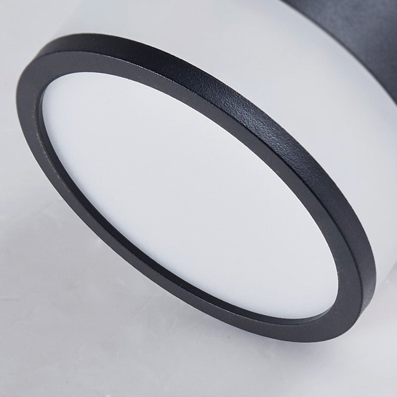 Surface Mounted Downlight Led 7W 12W Nordic Round Living Room Aisle Ceiling Light Macaron Free Hole Three-color Small Spotlight