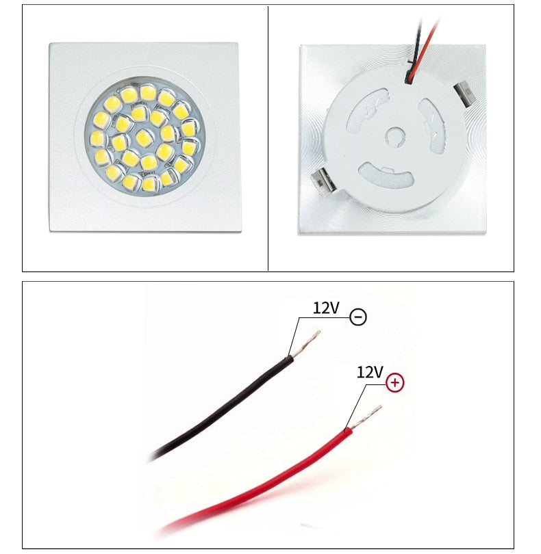Ultra-thin spotlight LED small spotlight 12V mini downlight, used in the kitchen indoor ceiling living room cabinet built-in