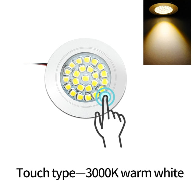 Ultra-thin spotlight LED small spotlight 12V mini downlight, used in the kitchen indoor ceiling living room cabinet built-in