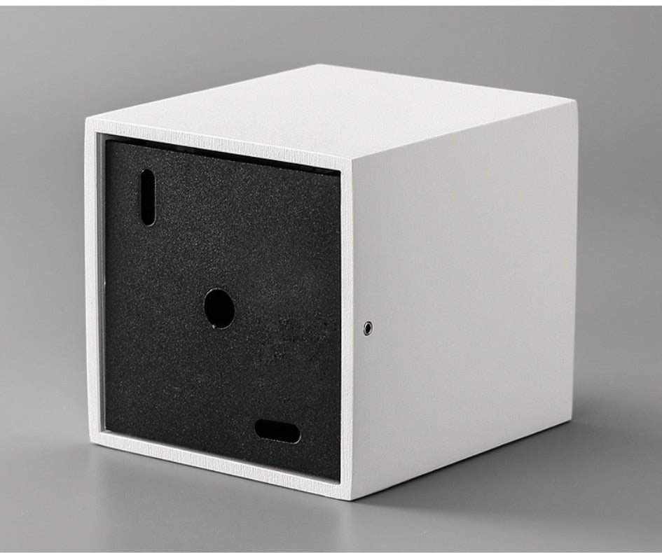 Square Surface Mounted LED Downlight with Replaceable GU10 LED Bulb 7W 10W LED Ceiling Spot Light AC85V-265V Indoor