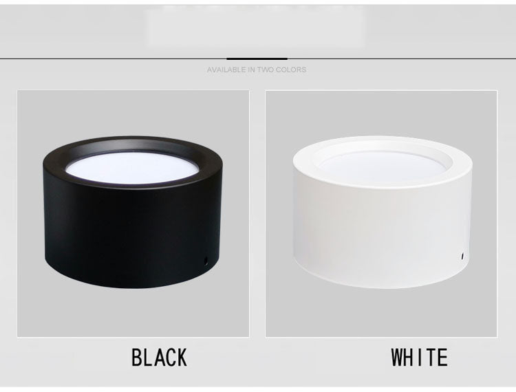 LED Downlight Lamp Surface Mounted Spotlight Led Circular Ceiling Lamp Living Room Bedroom Porch Aisle Lamp Mall