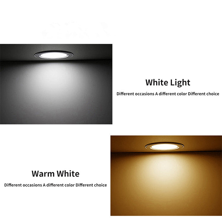 LED Downlight 220V-240V CeIling Round Lamp 10PCS Warm White Home Corridor Hall Wall Recess Lamp Indoor LED Ceiling Spot Light