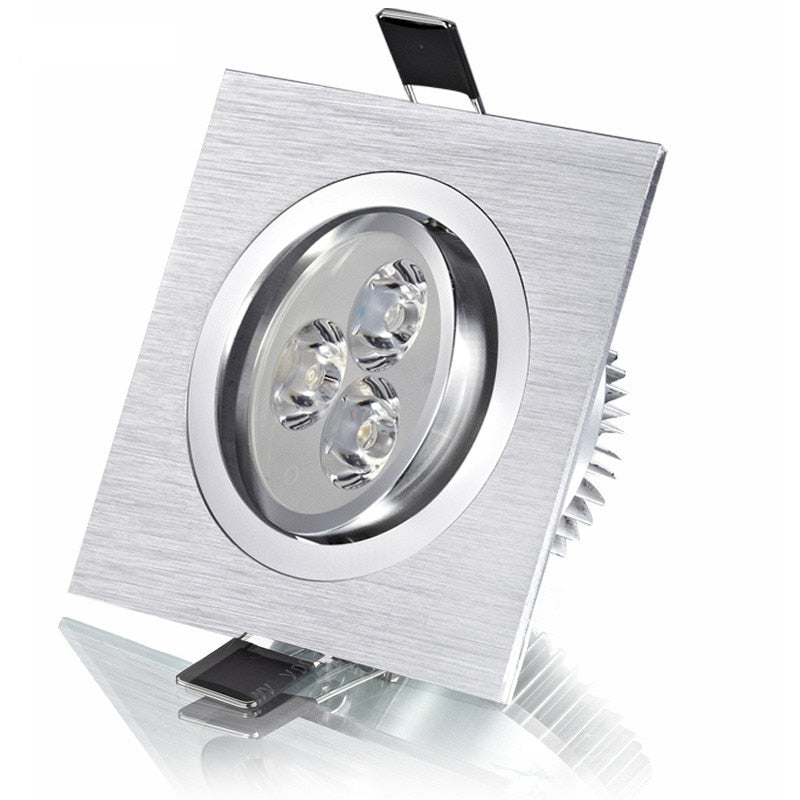 LED Dimmable Square Led Downlight 9W 15W 21W Recessed Led Ceiling Down Light Lamp Indoor lighting AC85-265V home renovation