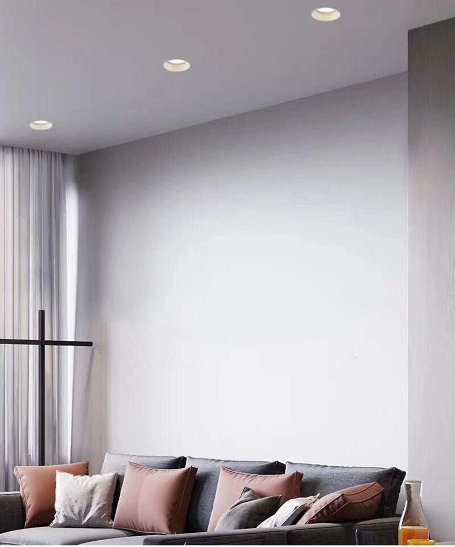 Anti-Glare LED Downlight 15W 12W 5W Recessed LED Spot Lighting Bedroom Kitchen Indoor led down light lamp 220V 110V Spot lights