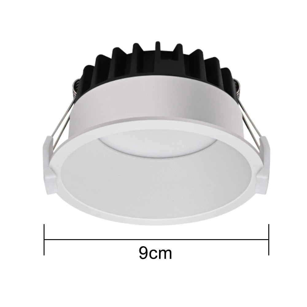 Led Ceiling Lamp Anti-Corrosion LED Downlight Anti-Glare Spot Lighting Bedroom Kitchen Recessed Downlight For Foyer Hallways