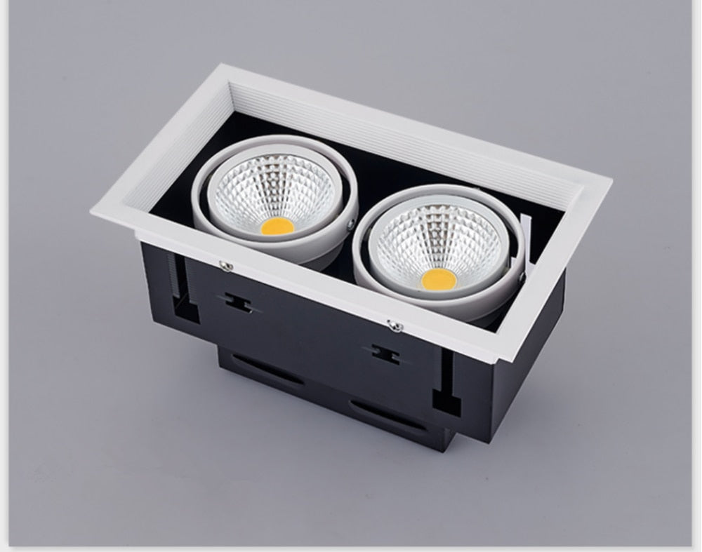 Dimmable Recessed COB LED Downlights 10W 20W LED Ceiling Spot Lights AC85~265V LED Ceiling Lamps Warm/Cold White Indoor Lighting