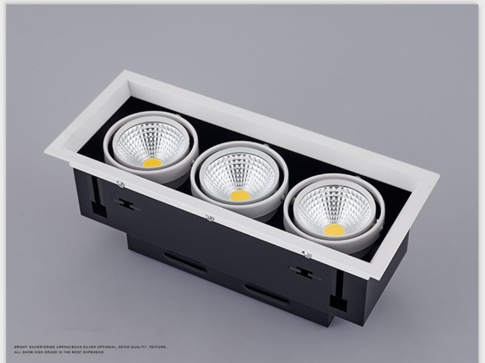 Dimmable Recessed COB LED Downlights 10W 20W LED Ceiling Spot Lights AC85~265V LED Ceiling Lamps Warm/Cold White Indoor Lighting