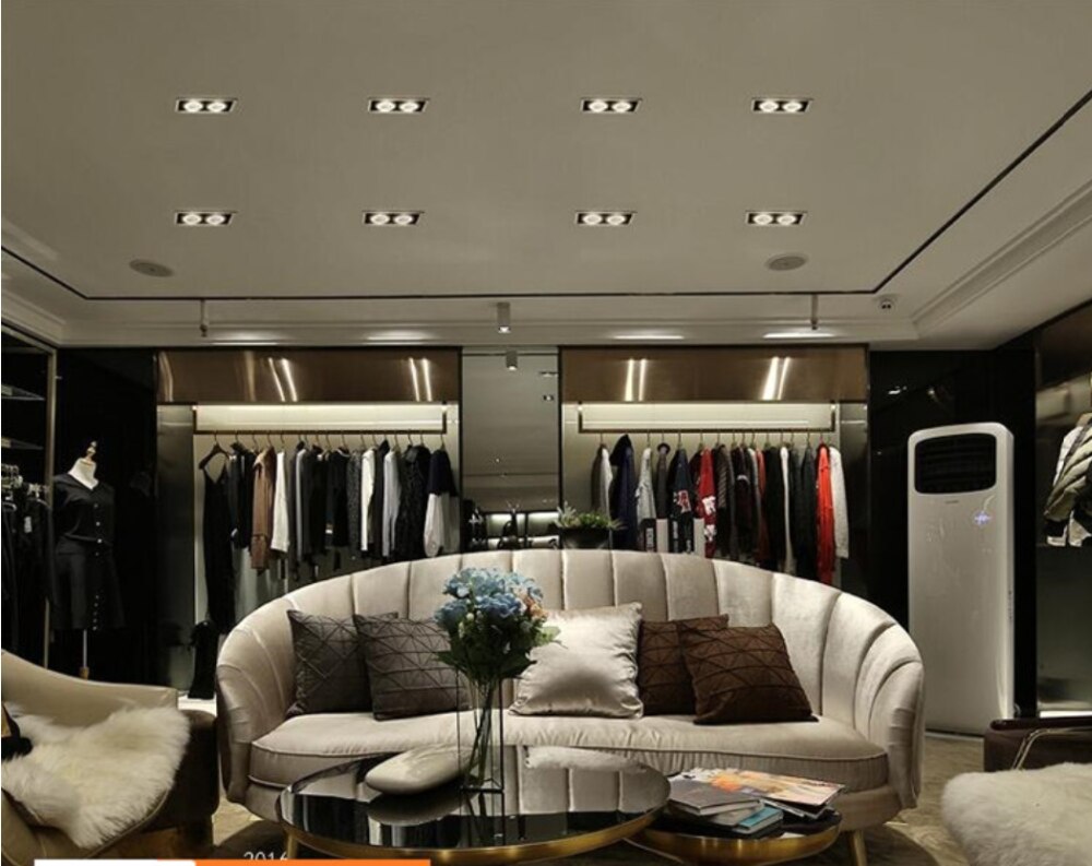 Dimmable Recessed COB LED Downlights 10W 20W LED Ceiling Spot Lights AC85~265V LED Ceiling Lamps Warm/Cold White Indoor Lighting