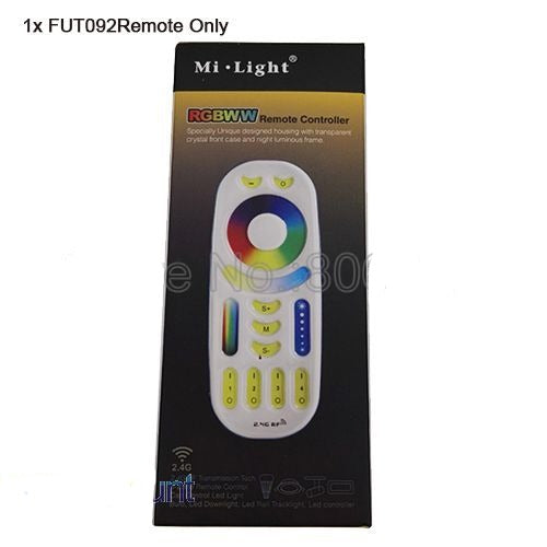 FUT064 9W RGB+CCT Square LED Downlight Recessed Light AC85-265V Wi-Fi Compatible 2.4G 4-Zone Wireless Remote