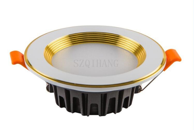 led downlight lamp 7W 10W 15W 20W cob led spot light 220V / 110V ceiling recessed downlights AC85-265V