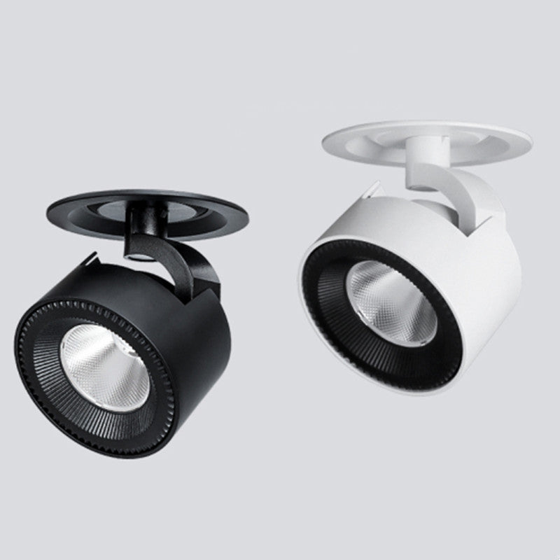 LED embedded spotlight ceiling light living room ceiling Nordic track spotlight universal adjustable cob downlight