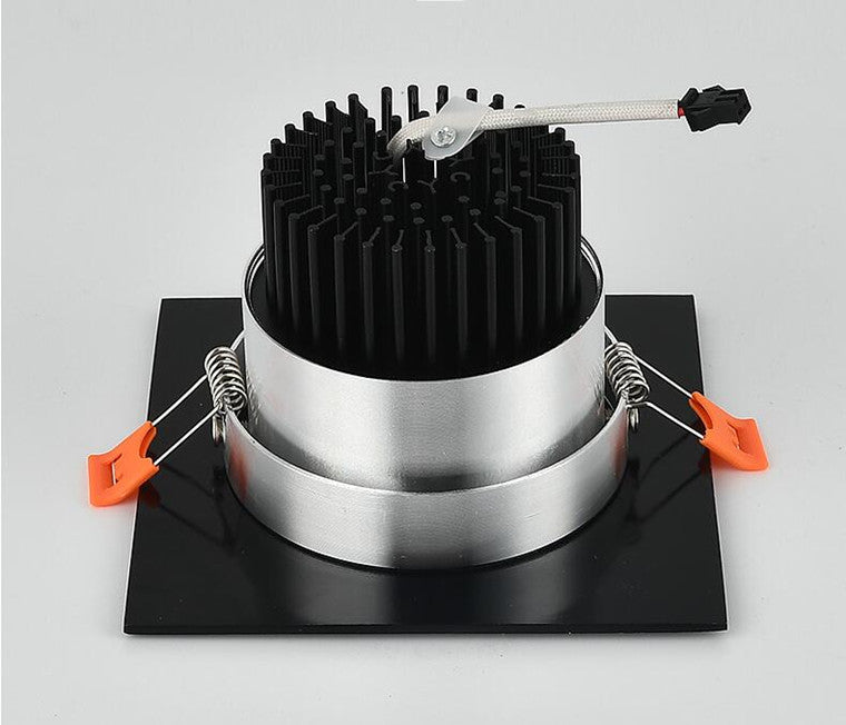 LED Recessed Square Downlights 5W 7W 12W 15W COB LED Ceiling Lamp AC85-265V Warm/Cold White LED Spot Lights Indoor Lighting