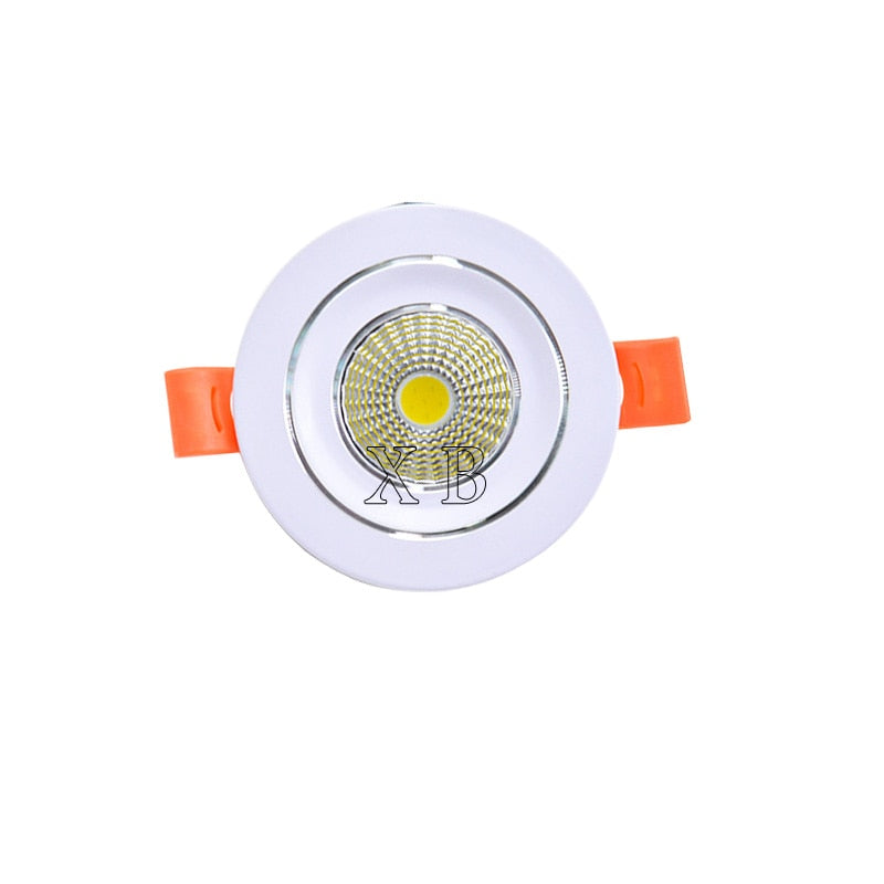 Dimmable Recessed Anti-Glare COB LED Downlights 3W 5W LED Ceiling Spot Lights AC85~265V Background Lamps Indoor Lighting