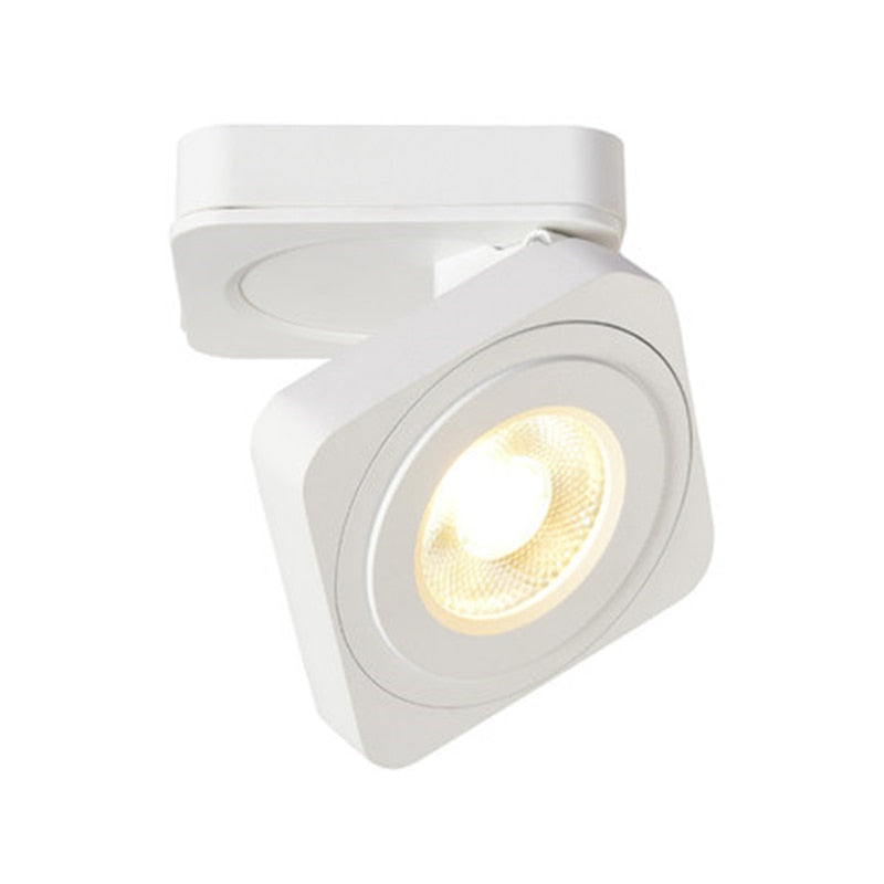 Foldable LED Surface Mounted Downlight 5W 7W 10W Ultra-thin Square 360 Degree Rotatable 3000K/4000K/6000K Ceiling Spot Light