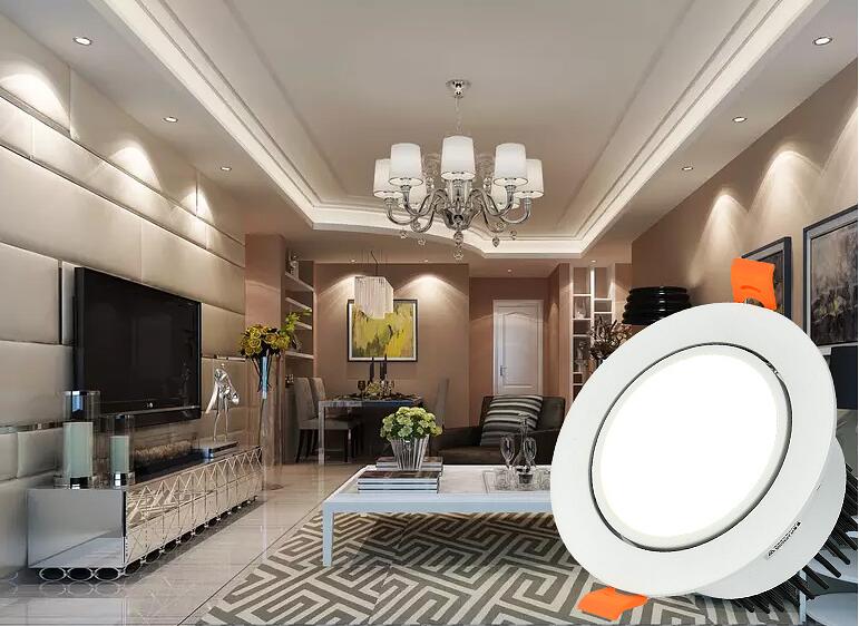 LED COB Downlight Dimmable ac110-240V 5w 7w 9W 12W Recessed Led ceiling lamp Spot light Bulbs Indoor Lighting