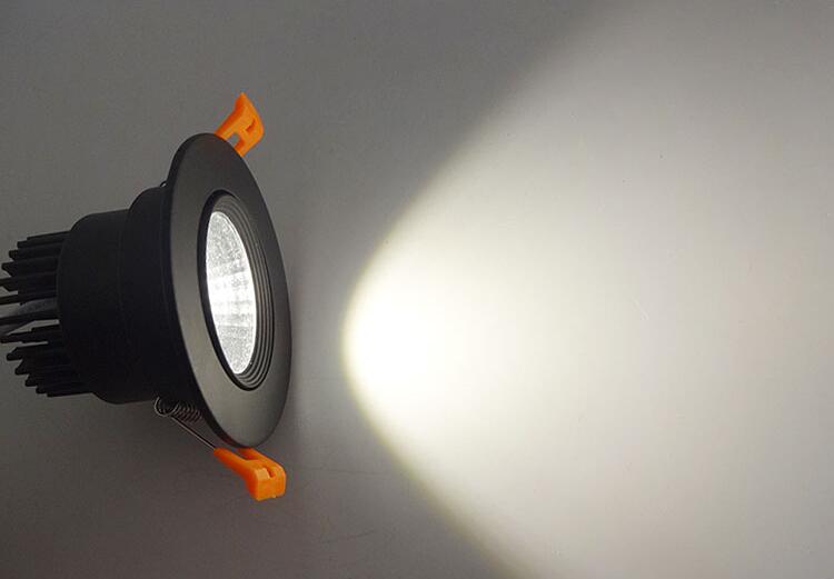 LED COB Downlight Dimmable ac110-240V 5w 7w 9W 12W Recessed Led ceiling lamp Spot light Bulbs Indoor Lighting