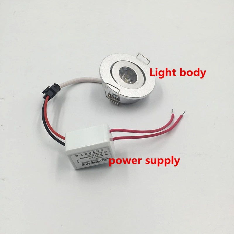 led downlight Aluminum Material 5PCS LED 1w/3W No dimmable/dimmable Exhibition light display lamp 110-220V