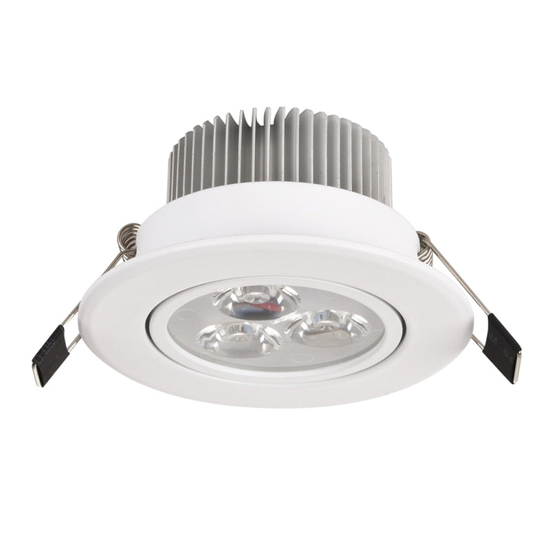 White Led 1W 3W 4W 5W 7W Downlight Residentiële Dimbare Verzonken Led Lamp Licht Verstelbare Recessed Ceiling Spotlight Downlight
