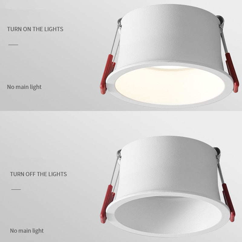 LED Ceiling Lights Luminaires Downlight Bedroom Lighting Corridor 7W 10W 15W 20W Recessed Round Lamp Spot Indoor Warm Cold Hotel