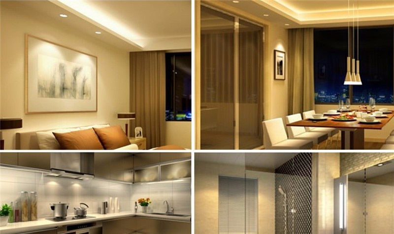 Dimmable led downlight 9W 12W 15W 21W Recessed lighting lamp AC85-265V led cabinet bulb Spotlight LED Ceiling light