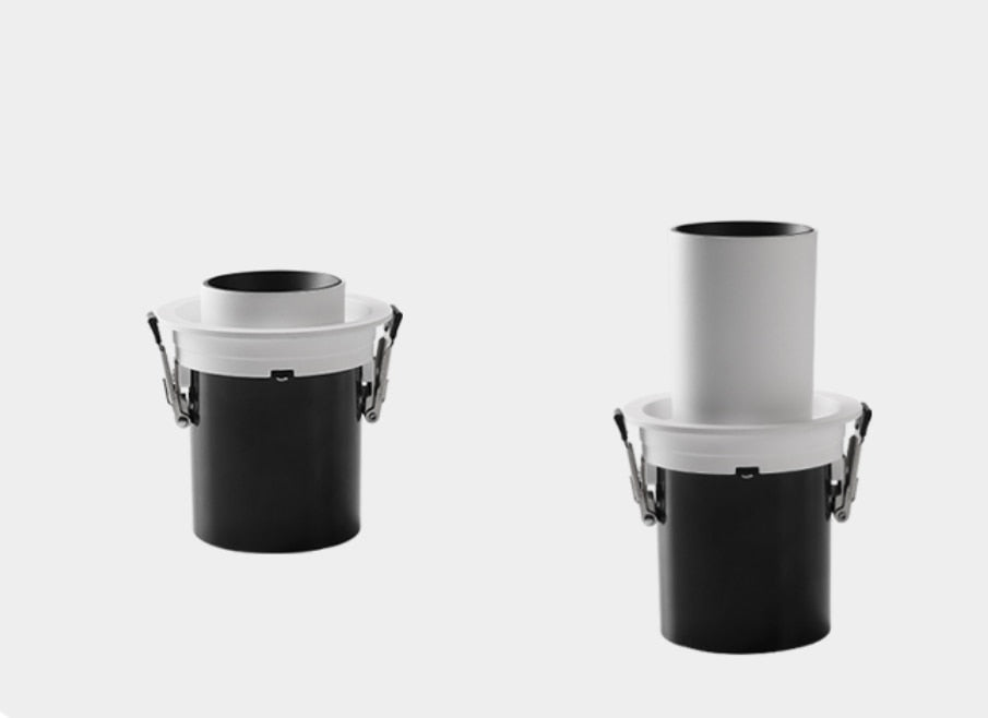 LED Downlight Embedded Ceiling Lamp 8W 12W 15W 20W 110V-220V Adjustable SpotLights Stretchable and Rotate Spot Light