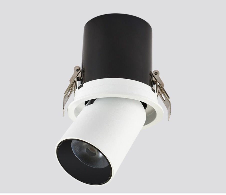 LED Downlight Embedded Ceiling Lamp 8W 12W 15W 20W 110V-220V Adjustable SpotLights Stretchable and Rotate Spot Light