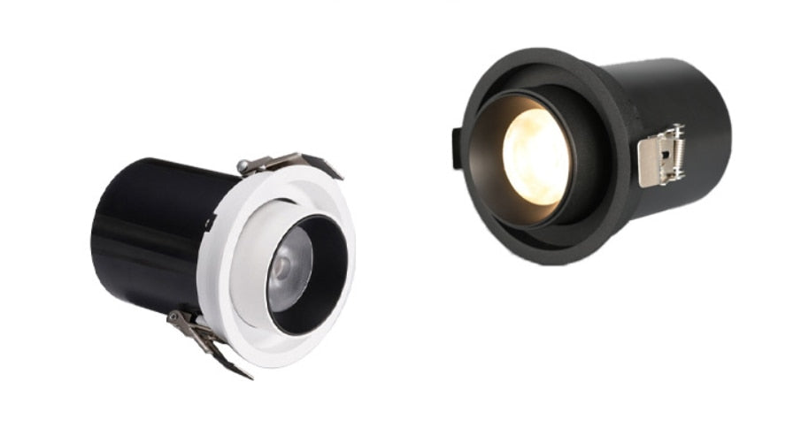 LED Downlight Embedded Ceiling Lamp 8W 12W 15W 20W 110V-220V Adjustable SpotLights Stretchable and Rotate Spot Light