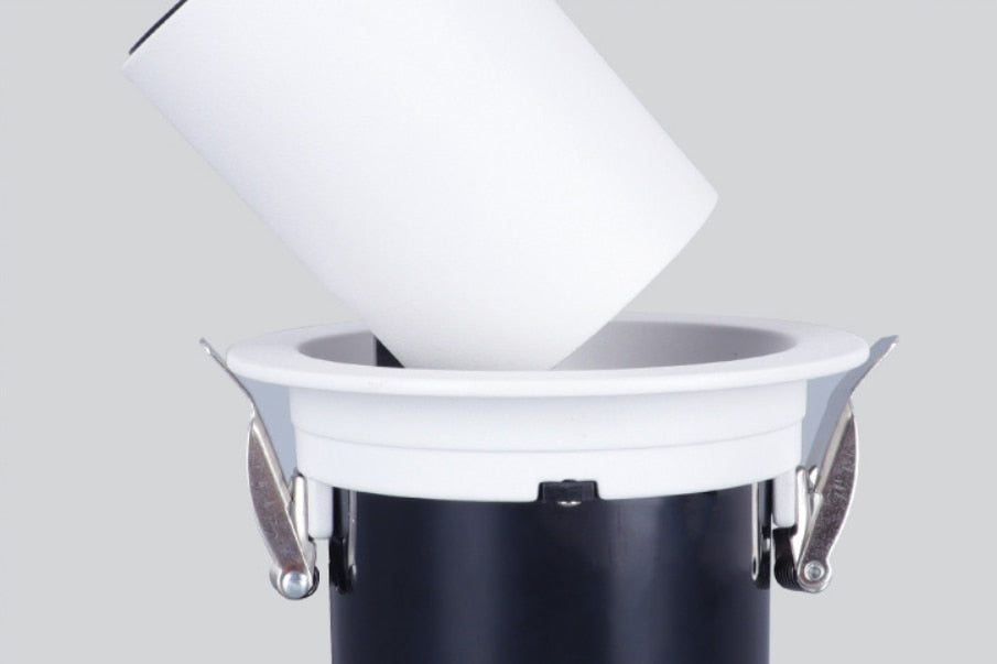 LED Downlight Embedded Ceiling Lamp 8W 12W 15W 20W 110V-220V Adjustable SpotLights Stretchable and Rotate Spot Light