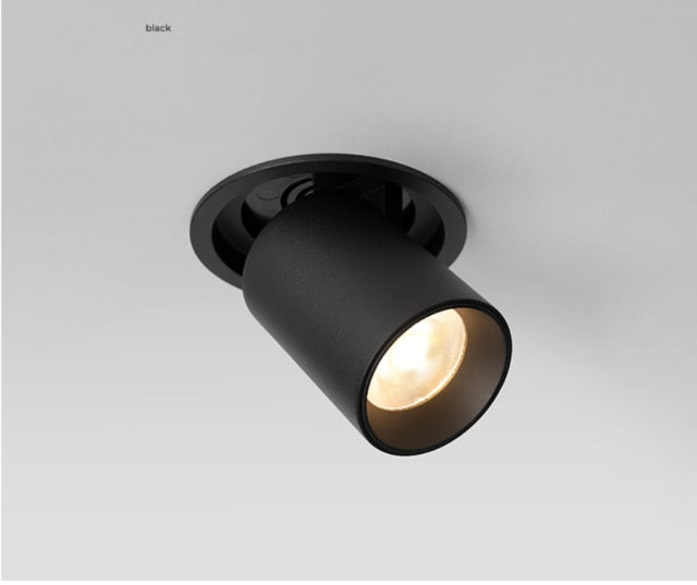 LED Downlight Embedded Ceiling Lamp 8W 12W 15W 20W 110V-220V Adjustable SpotLights Stretchable and Rotate Spot Light