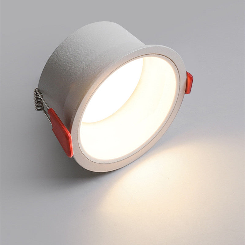 Anti-Glare SMD2835 Led Recessed Downlights 7W 12W 15W Dimmable AC90-260V Round Led Ceiling Lamp Spotlights for Indoor Lighting