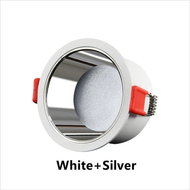 Anti-Glare SMD2835 Led Recessed Downlights 7W 12W 15W Dimmable AC90-260V Round Led Ceiling Lamp Spotlights for Indoor Lighting