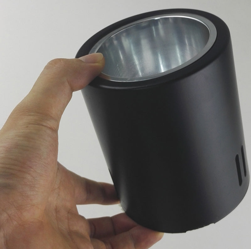 Modern Brief Black Iron E27 LED Bulb Spot Lamp Fixture Home Deco Dining Room Circel 3.5' Downlights