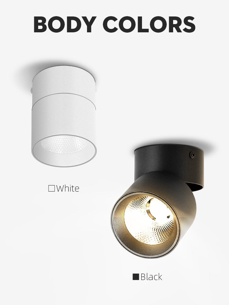 Led Downlight 220v Ceiling Light 5W 10W 15W Spot Lights Round Led Panel Light 25W Spotlight 6 Pcs/Lot Indoor Lighting Kitchen