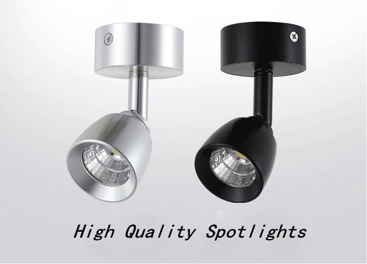 LED COBdownlight 5w 7W 9W dimmable Ceiling Epistar ceiling lamp Recessed Spot light Downlight AC110V-220V 180 degree rotation