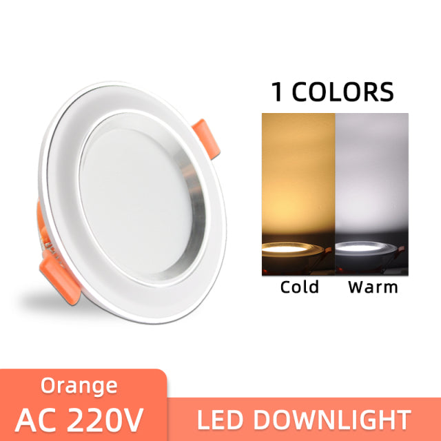 LED Downlight 3W 5W 3000k 4000k 6500k Downlight AC 220V-240V led Downlight Kitchen living room Indoor led recessed downlight