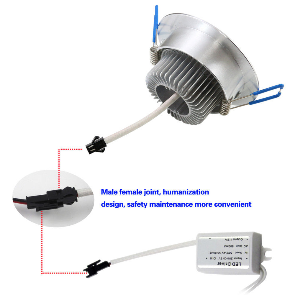 Dimmable LED Ceiling Downlight 9W 3X3W LED led down light for Living room Cold White Warm White