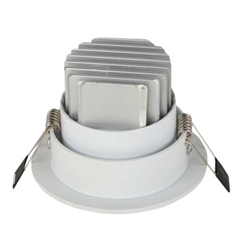 White-round LED COB Downlight Dimmable COB Downlight Light 5W/7W/9W/12W AC85-265V LED Cabinet Light