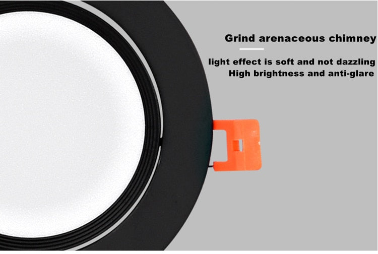 Dimmable Led Downlight 3W 5W 7W 9W 12W 15W Cob Led Spot AC110V / 220V Ceiling Lamp Recessed Downlights Round Spot Light