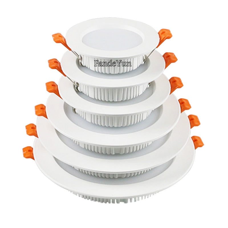 Led Downlights 5W 7W 9W 12W 15W 18W 24W AC220V LED Recessed Ceiling Lamps Waterproof Led Ceiling Light Room Indoor Lighting