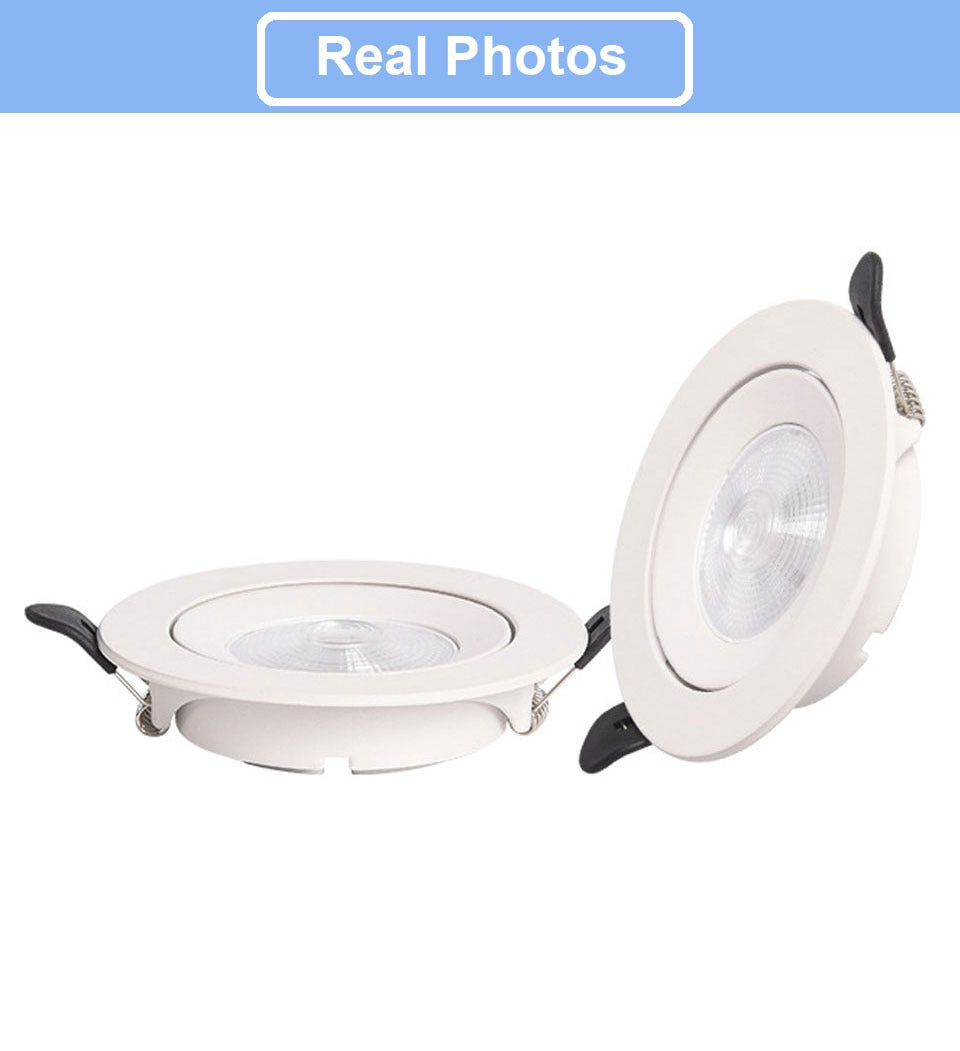 LED DownLight COB Super Slim LED Spot AC110V AC220V LED Recessed Downlights For Home Decor + Driver GD 5W 7W 10W 12W 15W 20W