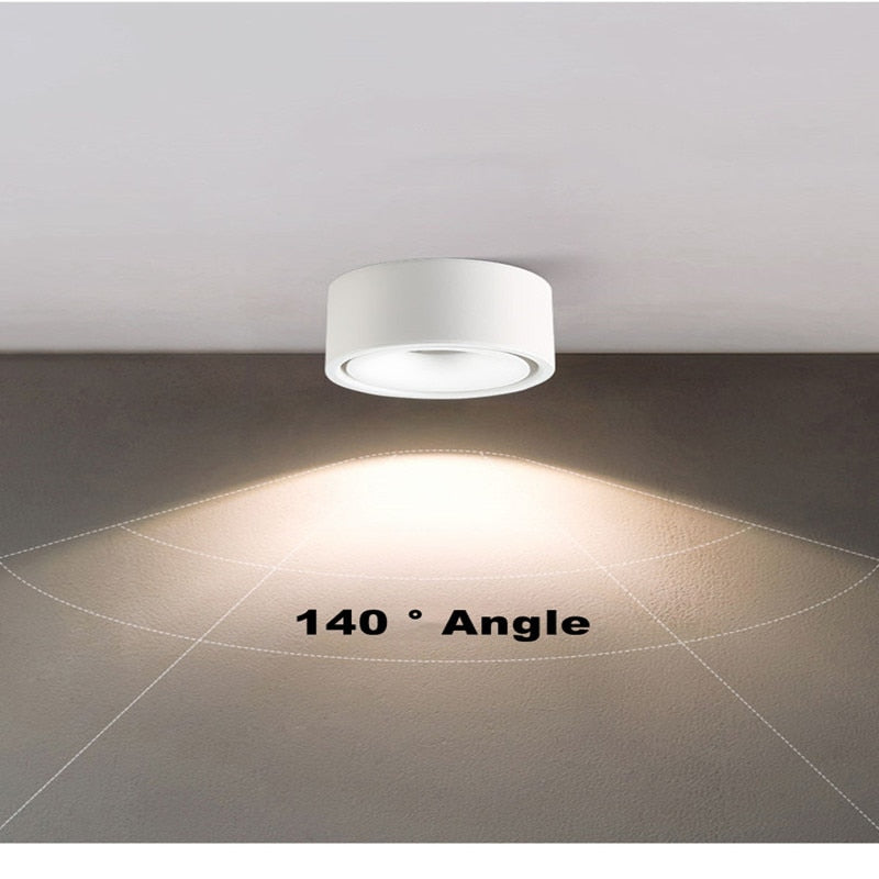 Dimmable 7W 15W LED Downlight Ceiling Spotlights Nordic Lighting For Kitchen Aisle Spot Light Surface Mounted AC90-260V