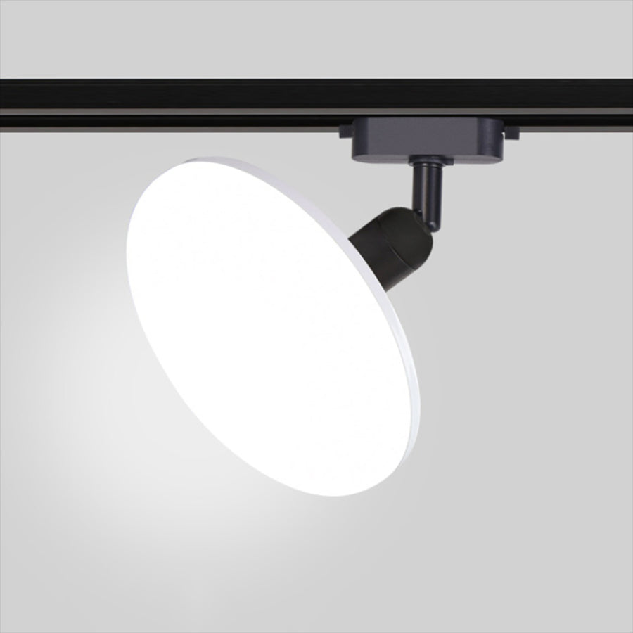 Adjustable LED COB Track Light Aluminum Ceiling Track 36W Lighting Modern Round Rail Spotlights For Home Living Room Store
