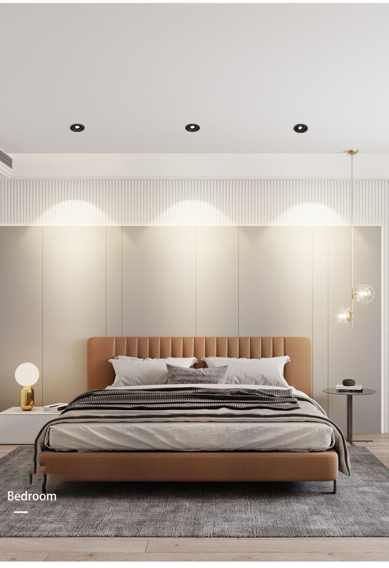 BRGT LED Spotlights Recessed Ceiling Lamp Aluminum White 3W 5W 7W 12W Rotatable Downlight 110V 220V For Kitchen Home Indoor Lighting