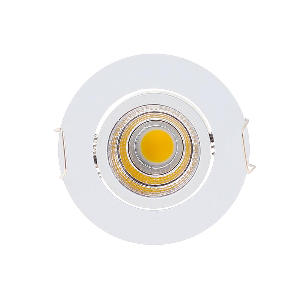 New Design Black White Recessed LED Dimmable Downlight COB 3W 5W LED Spot light LED Decoration Ceiling Lamp AC90-260V DC12V