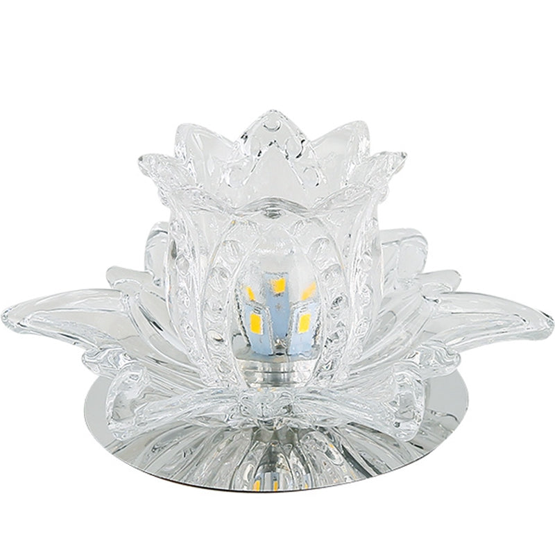 LED Surface Mounted Crystal Spotlights Recessed Downlights 5w Ceiling Lights Modern Simple Creative Energy Saving Lamps