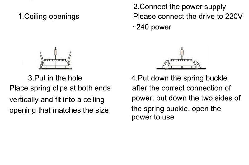 Ultra Thin LED Downlight 110V 220V Round LED Ceiling Recessed Spot Light Down Light 4pcs 3W 7W 9W 10W 12W 15W 18W spotlight