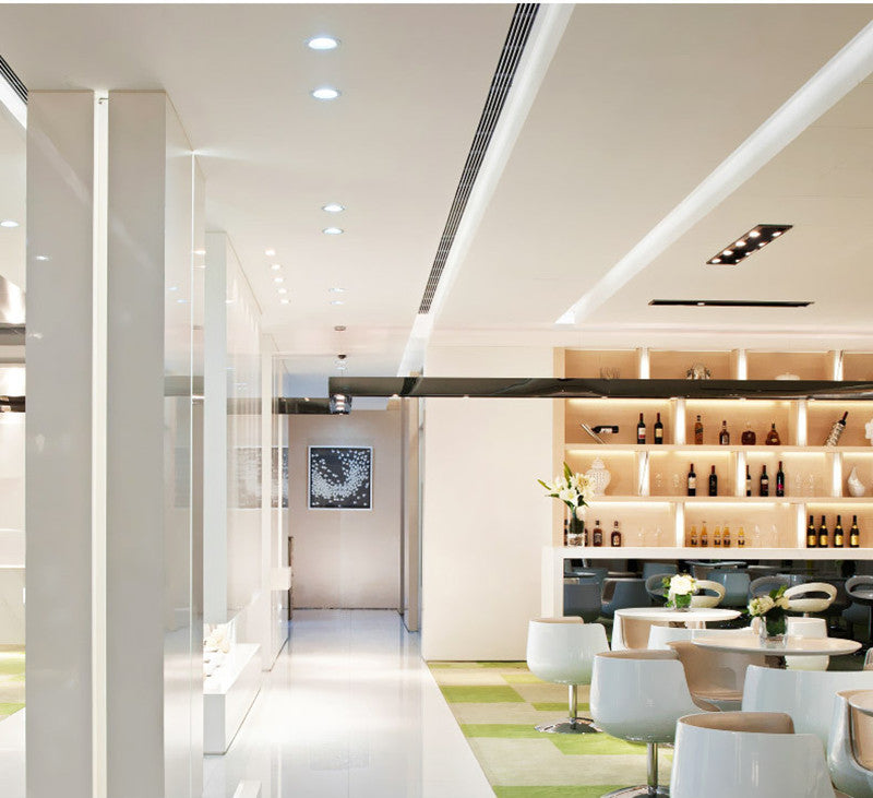 Silver Round Dimmable Recessed LED COB Downlight 5W/7W/9W/12W/15W Recessed LED Ceiling Spot Light 3000K 4000K 6000K AC90-265V